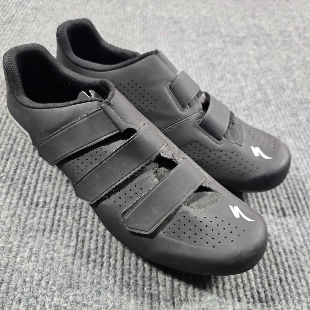 Specialized Torch 1.0 Cycling Shoes Mens 14.5 EU 49 Black 3-Bolt Road Clipless